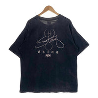 90's STING スティング フェイスプリント Tシャツ ブラック GILDAN Size XL 福生店