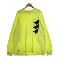 WTAPS ダブルタップス 25SS WOUND LS CTPL プリント ロングスリーブTシャツ 蛍光イエロー 251ATDT-CSM10 Size 04 福生店