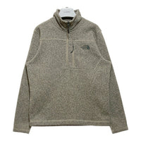 THE NORTH FACE ノースフェイス ハーフジップ プルオーバー トップ ニット 内フリース グレー Size M 瑞穂店