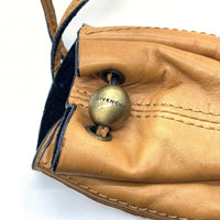 GIVENCHY ジバンシー 巾着 バッグチャーム レザー 羊革 ブラウン 福生店