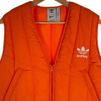 adidas アディダス Parley Vest パーレイベスト オレンジ ポリエステル 中綿 HM6750 Size JP M 福生店
