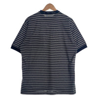 NIKE ナイキ F.C.R.B. エフシーレアルブリストル ボーダーポケットTシャツ ブラック グレー ポリエステル 日本製 Size M 福生店