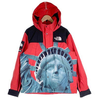 SUPREME シュプリーム 19AW THE NORTH FACE ノースフェイス Statue Of Liberty Mountain Jacket 自由の女神 マウンテンジャケット パーカー レッド NP61902I Size L 福生店