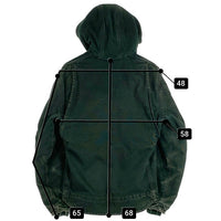 00's CARHARTT カーハート DUCK ACTIVE JACKET 裏ボア ダック アクティブジャケット グリーン J141 SPC Size Medium Regular 福生店
