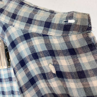 Ralph Lauren ラルフローレン BLAKE インド綿 半袖チェックシャツ ブルー sizeL 瑞穂店