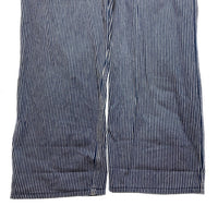 ROUND HOUSE ラウンドハウス LOT45 ヒッコリー オーバーオール インディゴ×ホワイト size32×34 瑞穂店