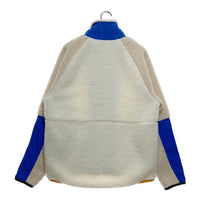 NIKE ナイキ ジップアップ フリースジャケット ホワイト ベージュ ブルー BV3722-133 Size XL 瑞穂店