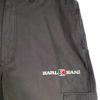 KARL KANI カールカナイ コットン ナイロン カーゴショーツ ショートパンツ チャコールグレー Size L(34) 福生店