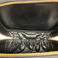 CHANEL シャネル ココマーク キャビアスキン バニティバッグ バニティポーチ メイクポーチ 化粧ポーチ ブラック 瑞穂店