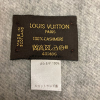 LOUIS VUITTON ルイヴィトン 401486 モノグラム柄 エシャルプ レイキャビック 大判 マフラー カシミヤ ブラック 瑞穂店