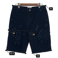 CITY OF THE LABEL ダック地 ダブルニー ペインターショーツ ショートパンツ ブラック Size 32 福生店