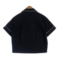 KODY PHILLIPS コディフィリップス LASSO SHIRT コットン 装飾 半袖シャツ ブラック Size S 福生店