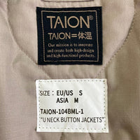 TION タイオン インナーダウン ダウンカーディガン ジャケット TAION-104BML-1 カーキ sizeM 瑞穂店
