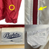 90's~ Bukta バクタ セビージャFC トラックジャケット ナイロン ホワイト ボルドー Size XL 福生店