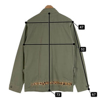 DENIM&SUPPLY RALPH LAUREN デニム&サプライ ラルフローレン ジャングルファティーグ ミリタリーフィールドジャケット リペア加工 リップストップ オリーブ Size S 福生店