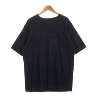 STUSSY ステューシー Reverse Terry Football 刺繡ロゴ フットボールTシャツ ブラック 1140005 Size XL 福生店