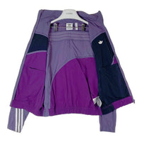 adidas アディダス 3トーン ナイロン トラックジャケット パープル sizeS※袖口汚れあり 瑞穂店