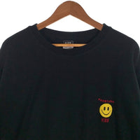 FACETASM ファセッタズム VIER クルーネックスウェットトレーナー ブラック 刺繡 ニット切替 FV-SW-U01 Size 00 福生店