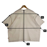 SEE SEE シーシー SUPER BASIC スーパーベーシック 半袖 Tシャツ ホワイト オレンジ Size L 福生店