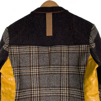 JUNYA WATANABE COMME des GARCONS MAN ジュンヤワタナベ コムデギャルソンマン ツイード 2B 切替 テーラードジャケット マルチカラー WF-J004 AD2020 Size S 福生店