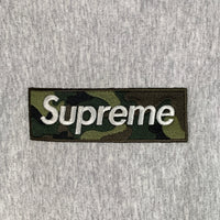 SUPREME シュプリーム 23AW Box Logo Hooded Sweatshirt ボックスロゴ プルオーバースウェットパーカー アッシュグレー 迷彩 Size M 福生店