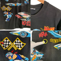 90`s SPEED RACER スピードレーサー プリントTシャツ ブラック マッハGOGOGO anvil USA製 Size L 福生店