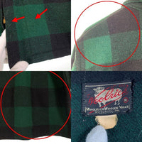 50’s Woolrich ウールリッチ バッファローチェック ウールジャケット マッキーノ グリーン ブラック Size M-L 相当 福生店