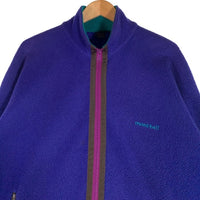90`s mont-bell モンベル ジップアップ フリース ジャケット パープル Size US L 福生店