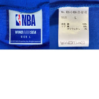 WIND AND SEA ウィンダンシー NBA New York Knicks ニューヨークニックス タートルネック ロングスリーブTシャツ ブルー Size L 福生店