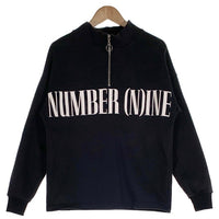 NUMBER(N)INE DENIM ナンバーナインデニム ハーフジップ スウェット ブラック Size S 福生店