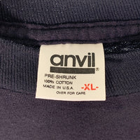 90's the NEW DEAL Skateboards ED TEMPLETON プリントTシャツ ブラック anvil USA製 Size XL 福生店
