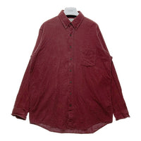 L.L.Bean エルエルビーン ボタンダウン ネルシャツ レッドxブラック sizeL 瑞穂店
