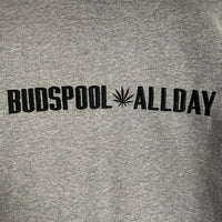 BUDSPOOL バッズプール フロント刺繡 クルーネックスウェットトレーナー グレー 裏起毛 Size XXL 福生店