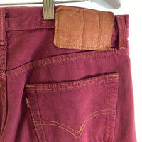 Levi's リーバイス 90s USA製 501 後染め カラー デニムパンツ パープル sizeW34 瑞穂店