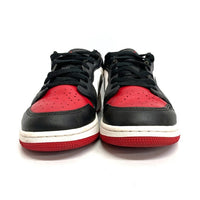 NIKE ナイキ 553560-161 GS Air Jordan 1 Low Bred Toe スニーカー ブラックxレッド size23.5cm 瑞穂店