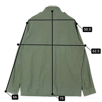 POLO COUNTRY ポロカントリー バックサテン フィッシングシャツ オリーブ sizeL 瑞穂店