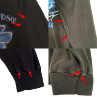 00's HARLEY-DAVIDSON ハーレーダビッドソン バー&シールド ロングスリーブTシャツ ブルーフレイム 2004コピーライト Size XL 相当 福生店