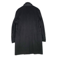 allegri アレグリ カシミヤ アンゴラ ステンカラーコート ブラック 襟裏フェイクレザー Size L 福生店
