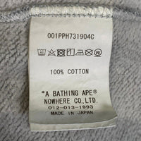 A BATHING APE アベイシングエイプ OVO OCTOBERS VERY OWN オクトーバーベリーオウン プルオーバースウェットパーカー グレー プリント 001PPH731904C Size L 福生店