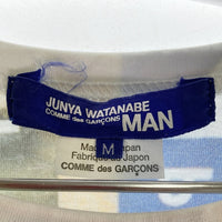 JUNYA WATANABE COMME des GARCONS MAN ジュンヤワタナベ コムデギャルソンマン WG-T001 AD2020 タイポグラフィー プリント Tシャツ ホワイト sizeM 瑞穂店