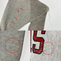 Champion チャンピオン 90's 刺繍タグ USA製 リバースウィーブ NORTHERN ILLINOIS カレッジロゴ 2段 スウェットパーカー グレー sizeXL 瑞穂店