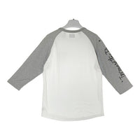 STUSSY ステューシー ラグラン 七分丈 ロンT ホワイト sizeM 瑞穂店