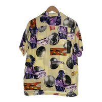 WACKO MARIA ワコマリア DJ HARVEY オープンカラーレーヨンシャツ イエロー Size S 福生店