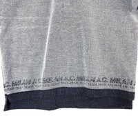 LOTTO ロット 90's ACミラン ポロシャツ 胸刺繍 グレー sizeXL 瑞穂店