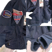 TED COMPANY テッドカンパニー Red Devil Air Race L-2A ナイロンフライトジャケット ネイビー テッドマン TL2-090 Size 44 福生店