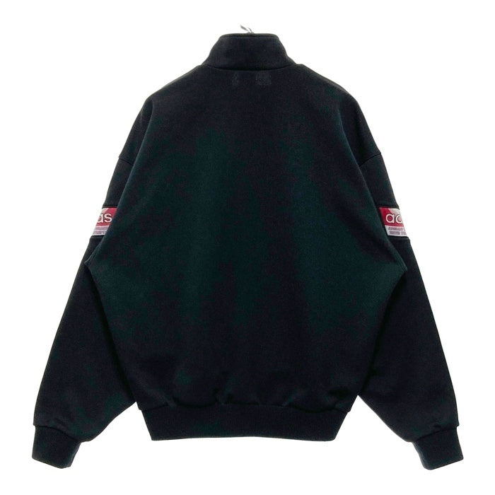 【希少】adidas ブラック デサント製 ジャケット adidas アディダス 90's デサント社製 トラックジャケット