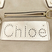 Chloe クロエ チェーンデザイン ハンドバッグ ゴールド ※スレ・汚れあり 瑞穂店