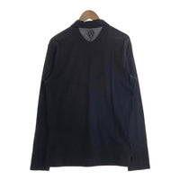 CHROME HEARTS クロムハーツ クロスボールボタン 長袖 ポロシャツ ブラック Size M 福生店