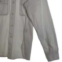 WAREHOUSE ウエアハウス 3035 TRIPLE STITCH WORK SHIRT LOOSE-FIT ワークシャツ 長袖 ホワイト マチ付き Size 36 福生店