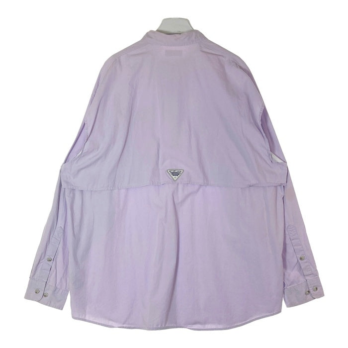 Columbia コロンビア PFG フィッシングシャツ パープル sizeXL